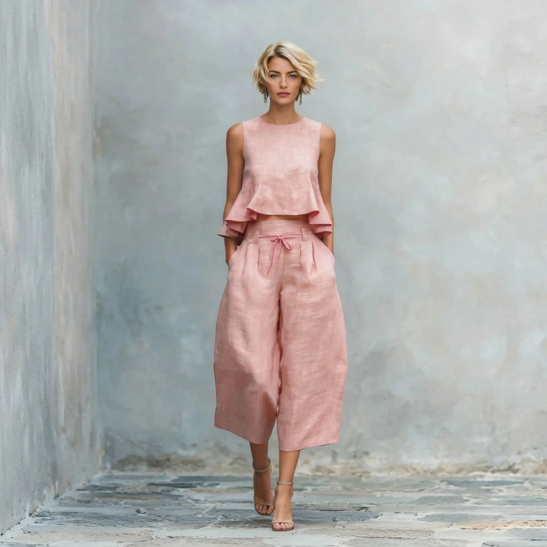 Traje de dos piezas para mujer