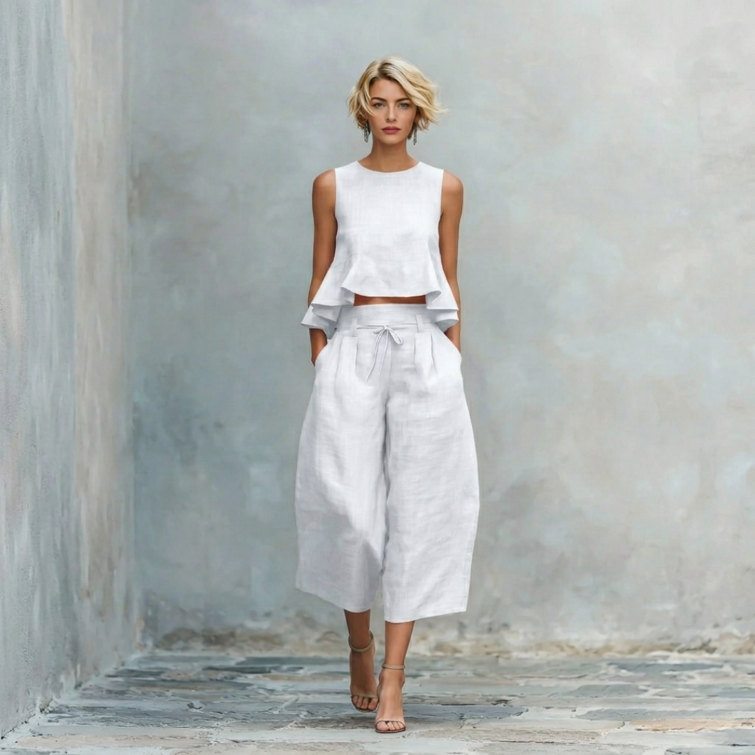 Traje de dos piezas para mujer