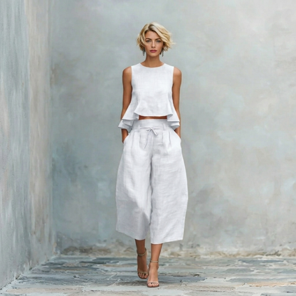 Traje de dos piezas para mujer