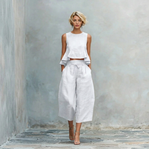 Traje de dos piezas para mujer