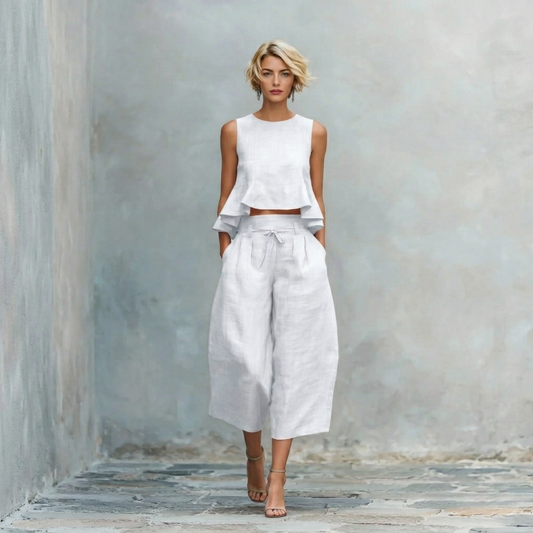 Traje de dos piezas para mujer