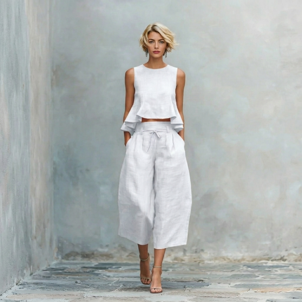 Traje de dos piezas para mujer