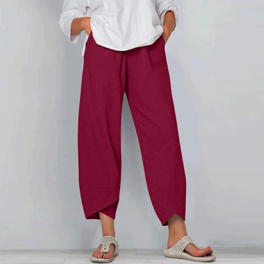 Pantalones de pierna ancha