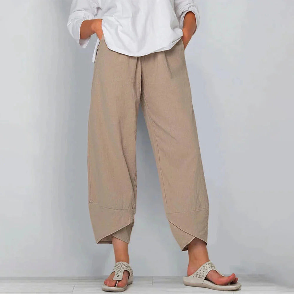 Pantalones de pierna ancha